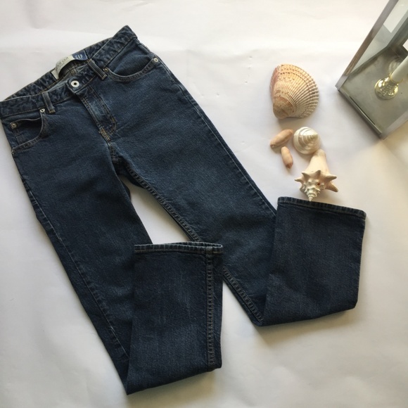 GAP Denim - Gap Boot Cut Stretch Jeans Size 1 Classic Style Blue Pockets Mid Rise